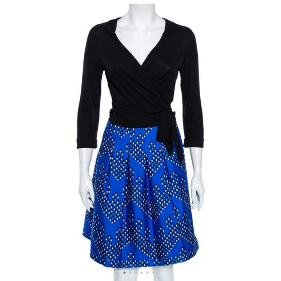 Diane Von Furstenberg DVF Jewel Wrap Dress - Picture 4 of 15